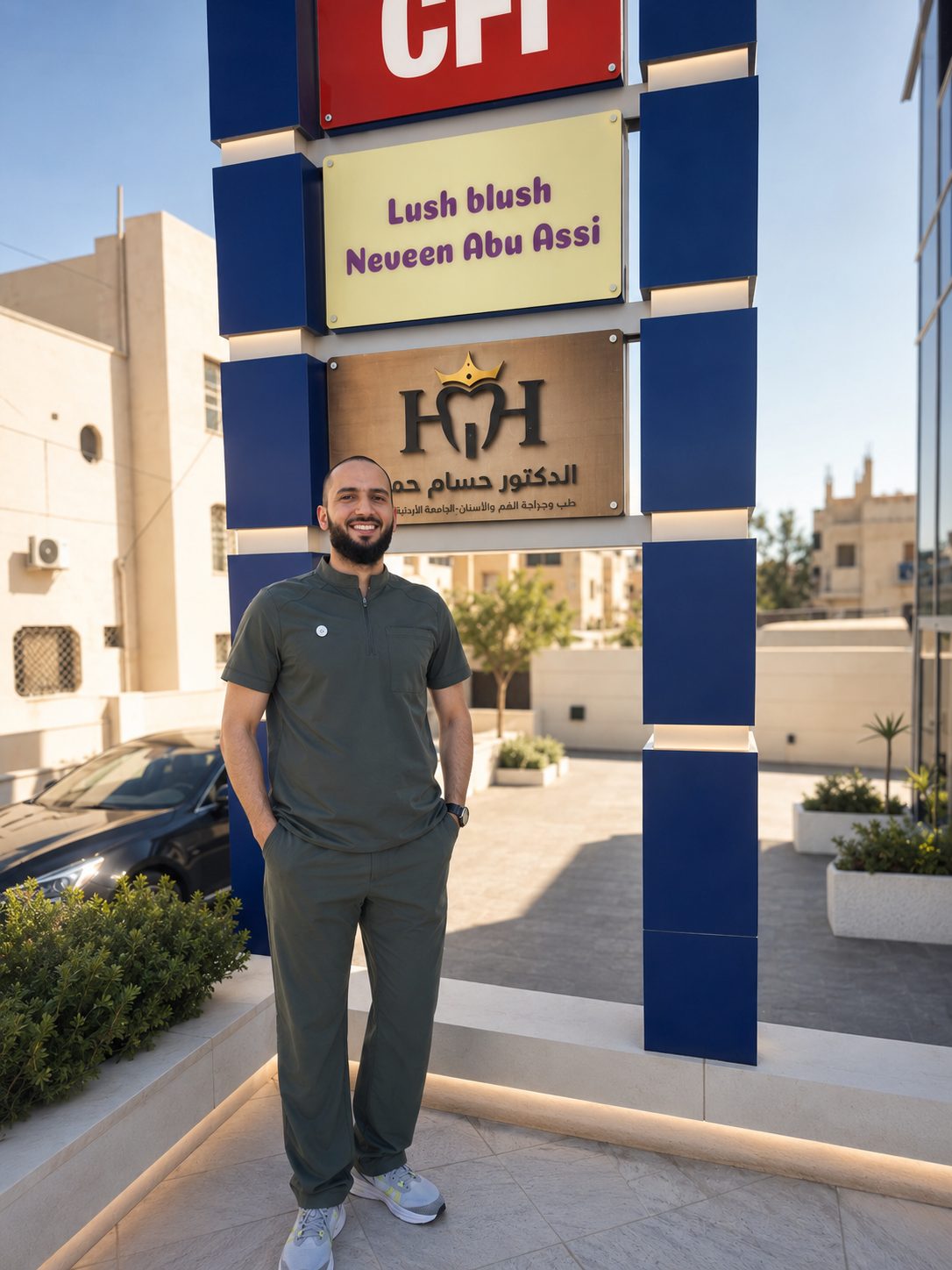 واجهة عيادة الدكتور حسام حمد